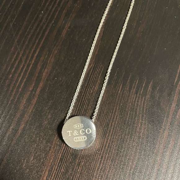 Tiffany & Co Concave Circle Pendant Necklace - Picture 10 of 10